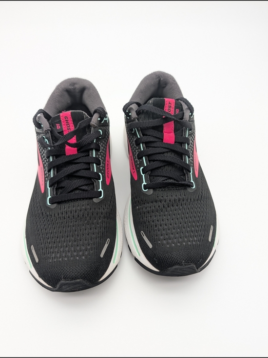 Brooks Shoes - Brooks Women's Ghost 14 Running Shoes Size 8 (B) Blk/Mint/Pink Comfort